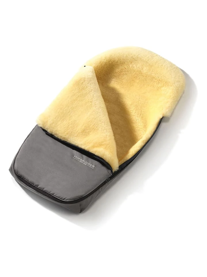 Lammfell-Fußsack "Polaris" In Grau - (L)105 X (B)40 Cm 4 Lammfell-Fußsack "Polaris" In Grau - (L)105 X (B)40 Cm – Bild 2