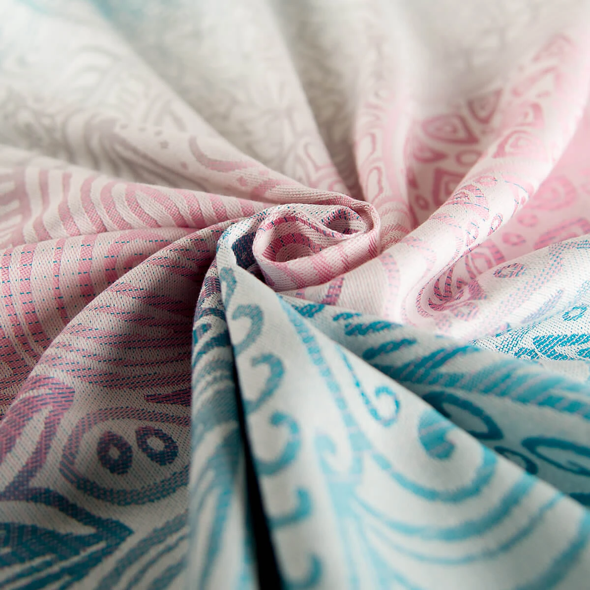 Babytragetuch Tragetuch KbA-Qualität Jaipur Creme 4 Babytragetuch Tragetuch KbA-Qualität Jaipur Creme – Bild 2