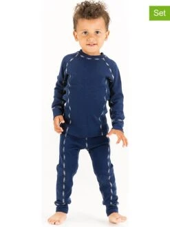 2tlg. Funktionswäscheset In Dunkelblau