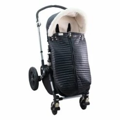 Luxus Fußsack Plus Kapuze Für Kinderwagen In Black Series