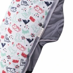 Wasserdichte Universaltasche Mit Fleecefutter Für Kinderwagen In Dino Party -Babyprodukte janabebe by jyoko wasserdichte universaltasche mit fleecefutter fur kinderwagen in dino party 3