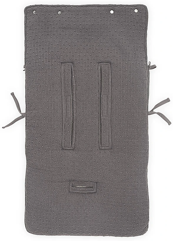 Jollein Fußsack Für Kinderwagen Und Babyschal, Bliss Knit Storm Grey 8 Jollein Fußsack Für Kinderwagen Und Babyschal, Bliss Knit Storm Grey – Bild 6