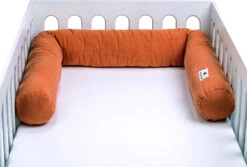 Bettschlange Musselin Rost -Babyprodukte julius zollner bettschlange musselin rost 1