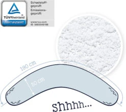 Stillkissen Uni Rosa, 190 Cm -Babyprodukte julius zollner stillkissen uni rosa 190 cm 4