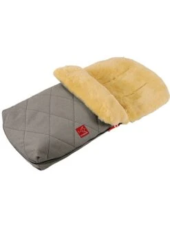 Lammfell-Fußsack "Natty" In Hellgrau - (L)85 X (B)45 Cm -Babyprodukte kaiser naturfellprodukte lammfell fusssack natty in hellgrau l 85 x b 45 cm 1