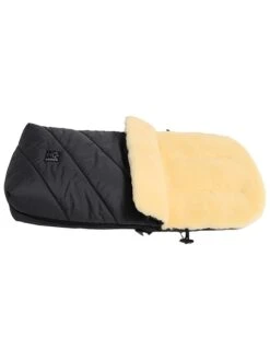 Lammfell-Fußsack "Polar" In Schwarz - (L)85 X (B)43 Cm -Babyprodukte kaiser naturfellprodukte lammfell fusssack polar in schwarz l 85 x b 43 cm 1