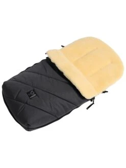 Lammfell-Fußsack "Polar" In Schwarz - (L)85 X (B)43 Cm -Babyprodukte kaiser naturfellprodukte lammfell fusssack polar in schwarz l 85 x b 43 cm 2