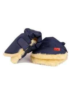 Lammfell-Handwärmer "Siggy" In Dunkelblau -Babyprodukte kaiser naturfellprodukte lammfell handwarmer siggy in dunkelblau 2