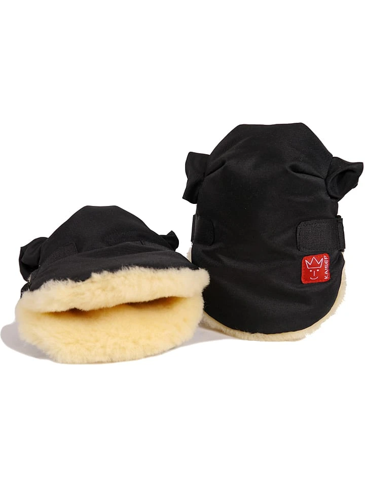 Lammfell-Handwärmer "Siggy" In Schwarz 3 Lammfell-Handwärmer "Siggy" In Schwarz