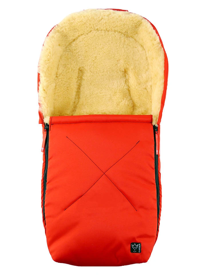 Lammfell-Kuschelsack "Emmi" In Rot - (L)80 X (B)37 Cm 3 Lammfell-Kuschelsack "Emmi" In Rot - (L)80 X (B)37 Cm