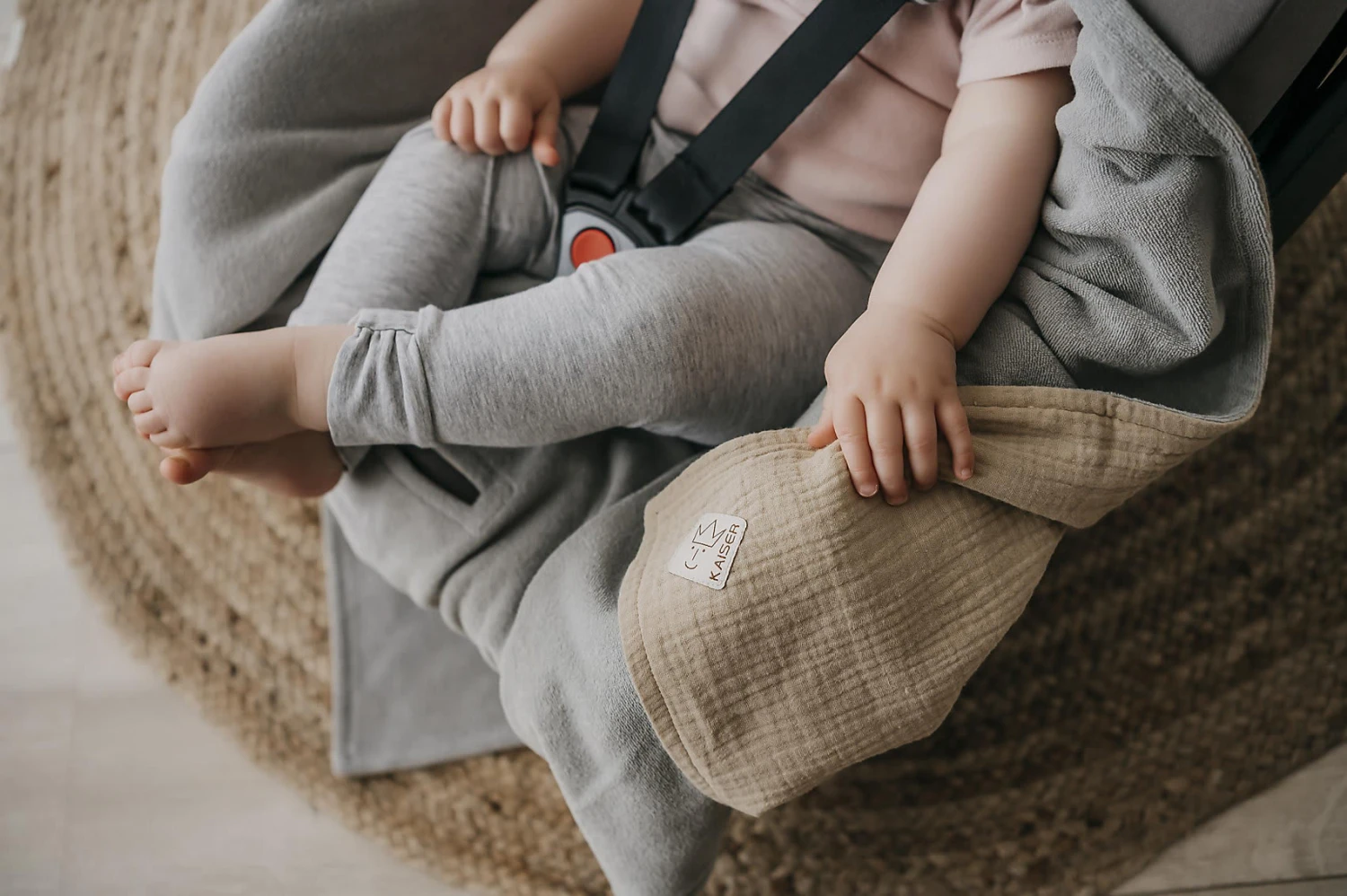 SUNNY Einschlagdecke Summer Beach, Slit Green 5 SUNNY Einschlagdecke Summer Beach, Slit Green – Bild 3