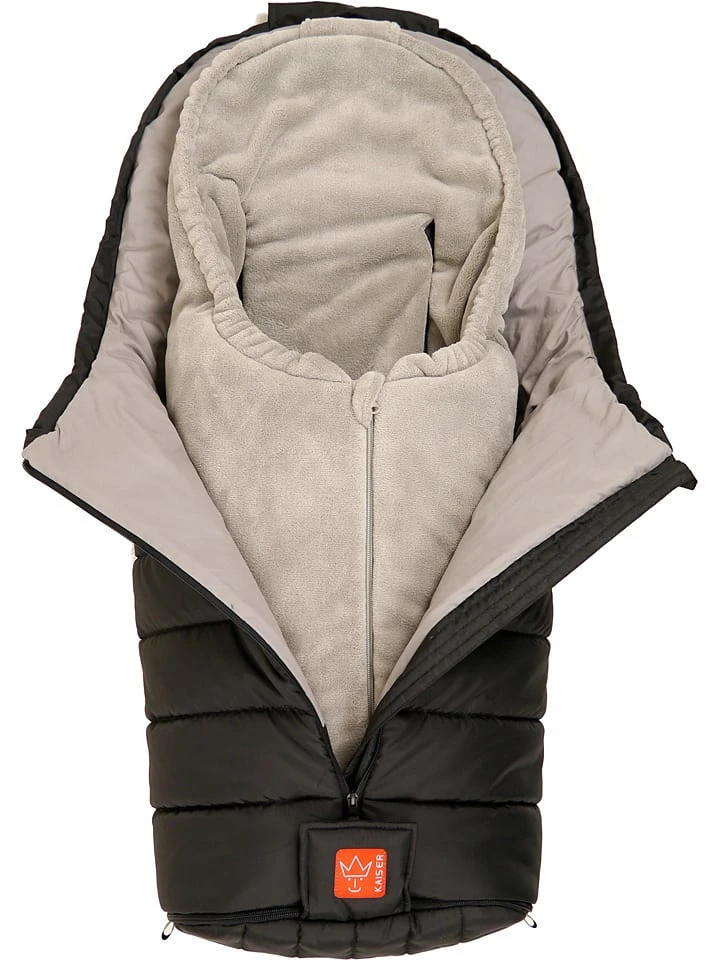 Thermo-Fußsack "Pauli 3 In 1" In Schwarz - (L)90 X (B)45 Cm 5 Thermo-Fußsack "Pauli 3 In 1" In Schwarz - (L)90 X (B)45 Cm – Bild 4