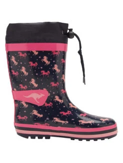 KangaRoos Gummistiefel In Dunkelblau/ Pink -Babyprodukte kangaroos gummistiefel in dunkelblau pink 2