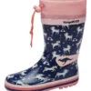 KangaRoos Gummistiefel "Summerrain" In Dunkelblau/ Rosa -Babyprodukte kangaroos gummistiefel summerrain in dunkelblau rosa
