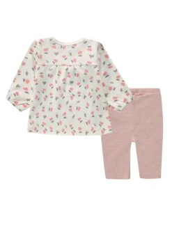 Kanz 2tlg. Set In Weiß/ Rosa -Babyprodukte kanz 2tlg set in weiss rosa 1