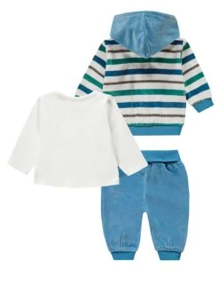 Kanz 3tlg. Set In Blau/ Weiß -Babyprodukte kanz 3tlg set in blau weiss 1