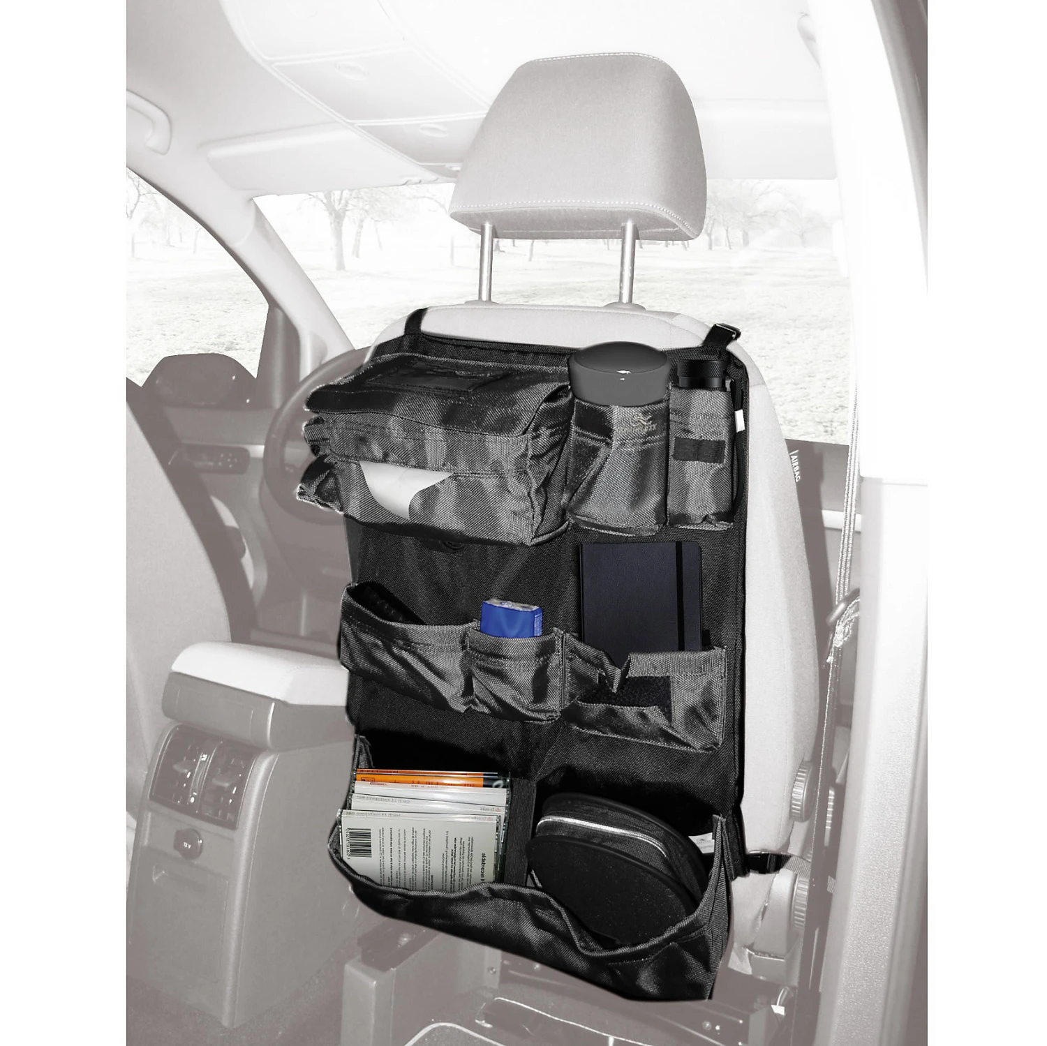 Auto- Rückenlehnentasche, Universal 3 Auto- Rückenlehnentasche, Universal