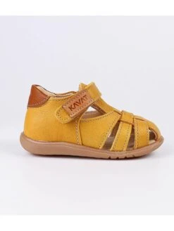 Kavat Leder-Halbsandalen In Gelb -Babyprodukte kavat leder halbsandalen in gelb 2
