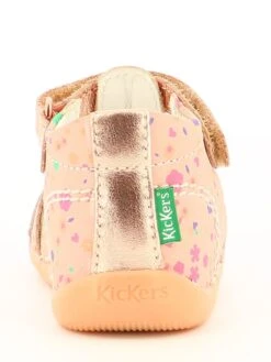 Kickers Leder-Halbsandalen "Bigflo 2" In Rosa -Babyprodukte kickers leder halbsandalen bigflo 2 in rosa 4