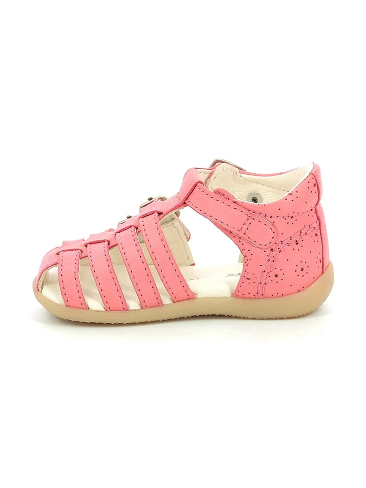 Kickers Leder-Halbsandalen "Bigfor" In Pink 4 Kickers Leder-Halbsandalen "Bigfor" In Pink – Bild 2
