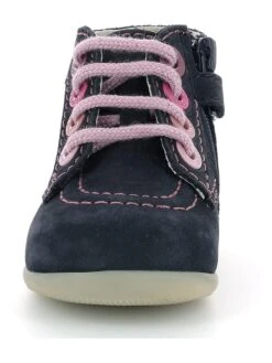Kickers Leder-Sneakers "Bonzip-2" In Dunkelblau -Babyprodukte kickers leder sneakers bonzip 2 in dunkelblau 6