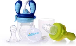 KidsMe Starter-Set "Food Feeder" - Lime/aquamarin