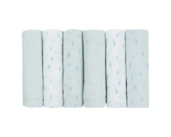 Baby-Baumwolltücher 30 X 30 Cm In Blau