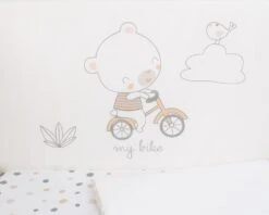 Babybettwäsche My Teddy 6-tlg. In Weiß -Babyprodukte kikkaboo babybettwasche my teddy 6 tlg in weiss 4