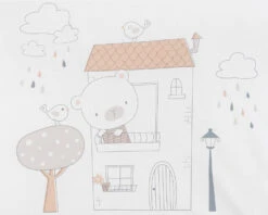 Babybettwäsche My Teddy 6-tlg. In Weiß -Babyprodukte kikkaboo babybettwasche my teddy 6 tlg in weiss 5