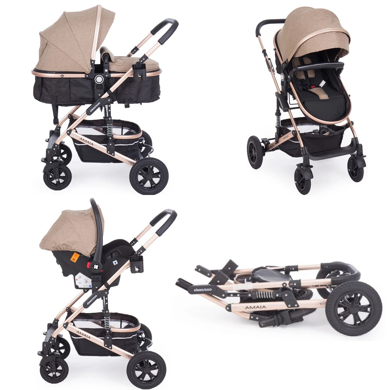 Kinderwagen 3 In 1 Amaia In Natur 6 Kinderwagen 3 In 1 Amaia In Natur – Bild 4