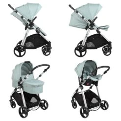 Kinderwagen 3 In 1 Ugo In Grün 10 Kinderwagen 3 In 1 Ugo In Grün -Babyprodukte kikkaboo kinderwagen 3 in 1 ugo in grun 3