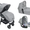 Kombikinderwagen 3 In 1 Selina In Grau 1 Kombikinderwagen 3 In 1 Selina In Grau -Babyprodukte kikkaboo kombikinderwagen 3 in 1 selina in grau
