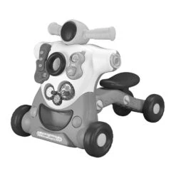 Lauflernwagen 4 In 1 Robo In Natur -Babyprodukte kikkaboo lauflernwagen 4 in 1 robo in natur 2