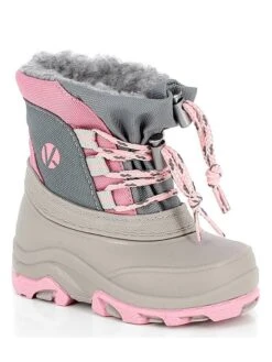 Kimberfeel Winterstiefel In Grau/ Rosa