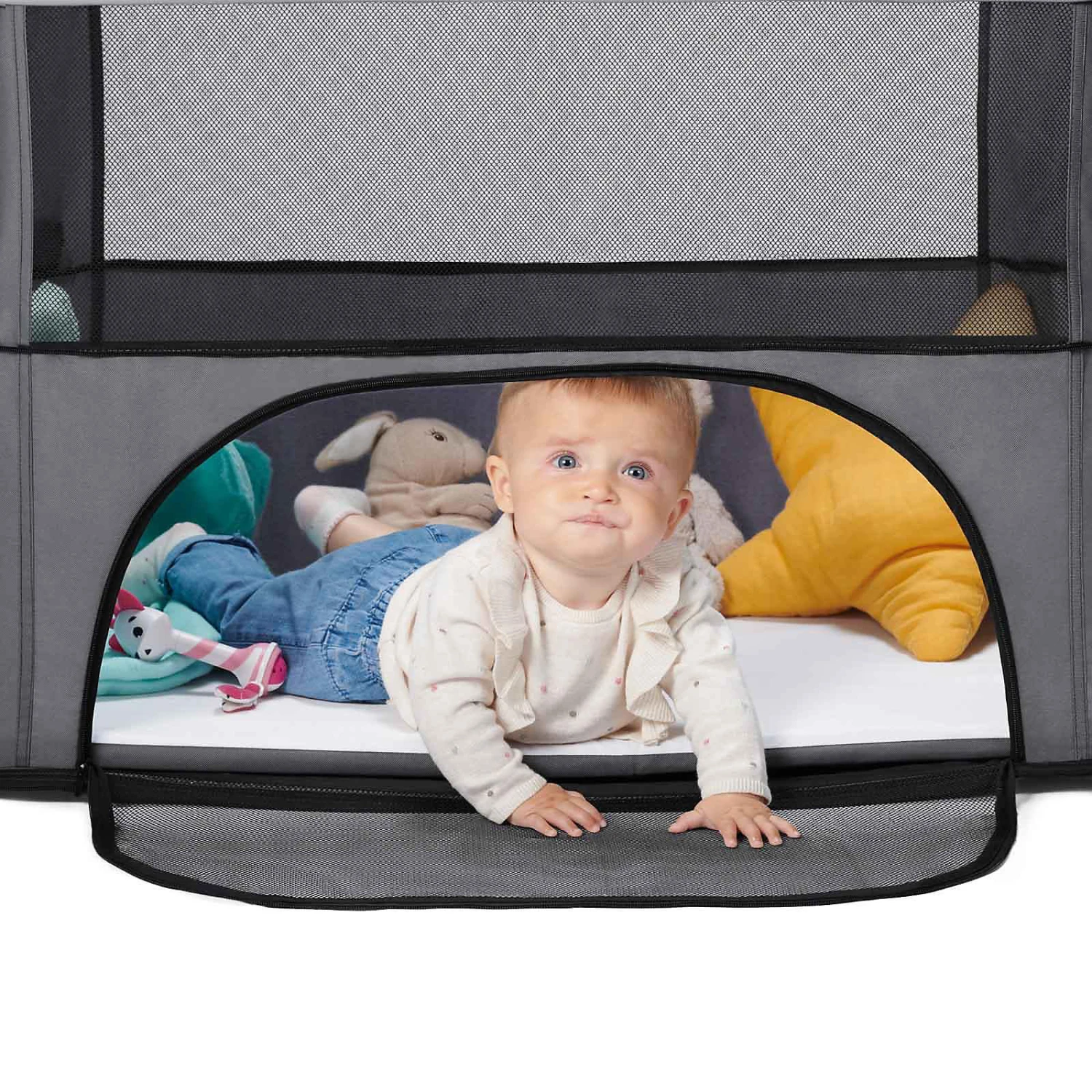 Kinderkraft Kinderbett 2 In 1 MOVI, Braun 6 Kinderkraft Kinderbett 2 In 1 MOVI, Braun – Bild 4