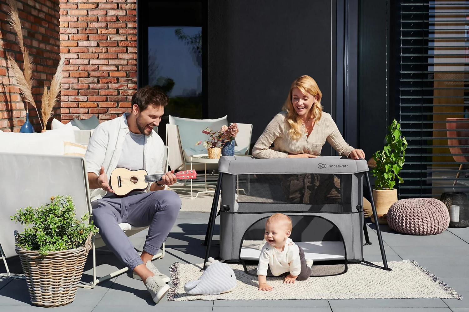 Kinderkraft Kinderbett 2 In 1 MOVI, Braun 7 Kinderkraft Kinderbett 2 In 1 MOVI, Braun – Bild 5