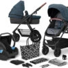 Kinderkraft Kinderwagen Xmoov, Multifunktional, 3in1, Denim -Babyprodukte kinderkraft kinderwagen xmoov multifunktional 3in1 denim