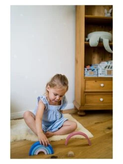 6tlg. Holz-Regenbogen - Ab 12 Monaten -Babyprodukte kindsgut 6tlg holz regenbogen ab 12 monaten 4