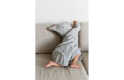 Bademantel Aus Musselin Stoff In Punkte Design -Babyprodukte kindsgut bademantel aus musselin stoff in punkte design 3