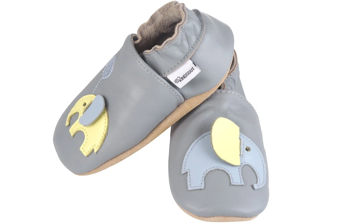 Krabbelschuhe In Elefanten Design 8 Krabbelschuhe In Elefanten Design – Bild 6