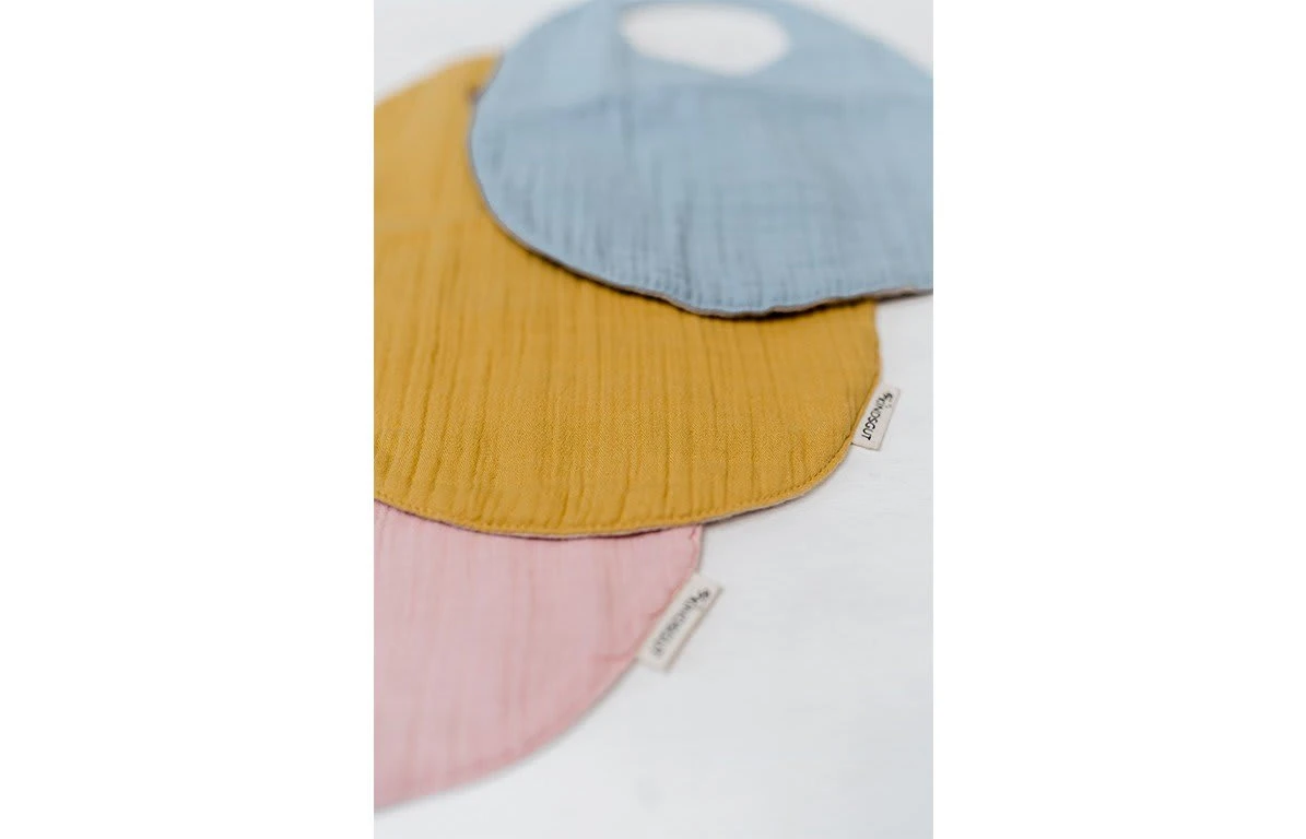 Lätzchen Oslo Aus Musselin Stoff In Zartrosa 6 Lätzchen Oslo Aus Musselin Stoff In Zartrosa – Bild 4