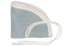 Lätzchen Paris Aus Musselin Stoff In Blau -Babyprodukte kindsgut latzchen paris aus musselin stoff in blau 4