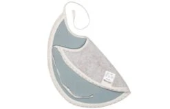 Lätzchen Paris Aus Musselin Stoff In Blau -Babyprodukte kindsgut latzchen paris aus musselin stoff in blau 5