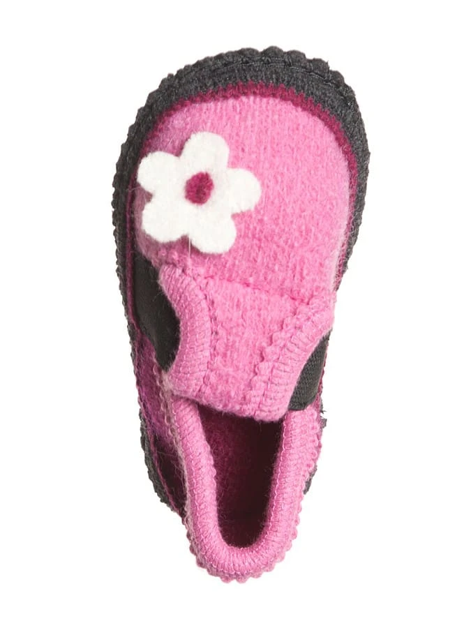 Hausschuhe "Bobby - Blume" In Rosa/ Pink 5 Hausschuhe "Bobby - Blume" In Rosa/ Pink – Bild 3