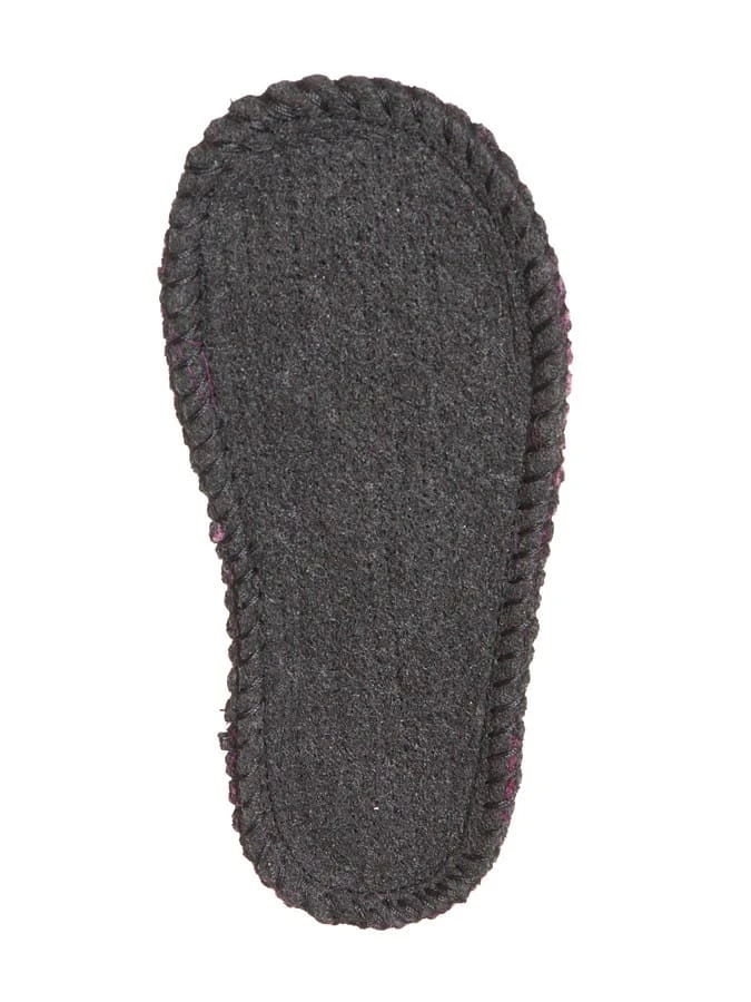 Hausschuhe "Bobby - Blume" In Rosa/ Pink 6 Hausschuhe "Bobby - Blume" In Rosa/ Pink – Bild 4