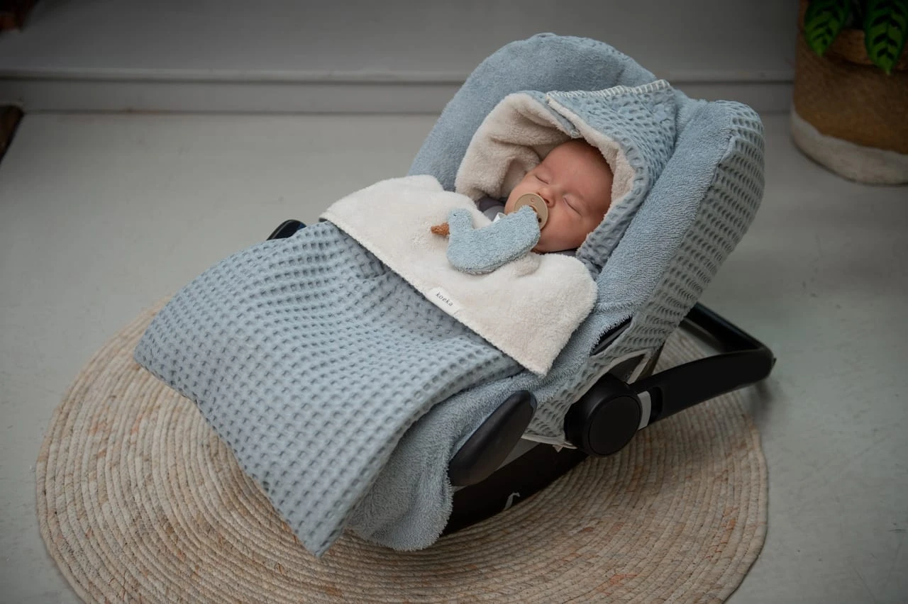 Babyschalenbezug 0+ 3 Punkte Antwerp In Blau 5 Babyschalenbezug 0+ 3 Punkte Antwerp In Blau – Bild 3