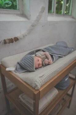 Wickeltuch Antwerp In Grau -Babyprodukte koeka wickeltuch antwerp in grau 8