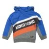 Hoodie In Blau/ Grau