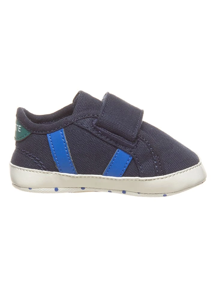 Lacoste Krabbelschuhe "Sideline Crib 120" In Dunkelblau 4 Lacoste Krabbelschuhe "Sideline Crib 120" In Dunkelblau – Bild 2