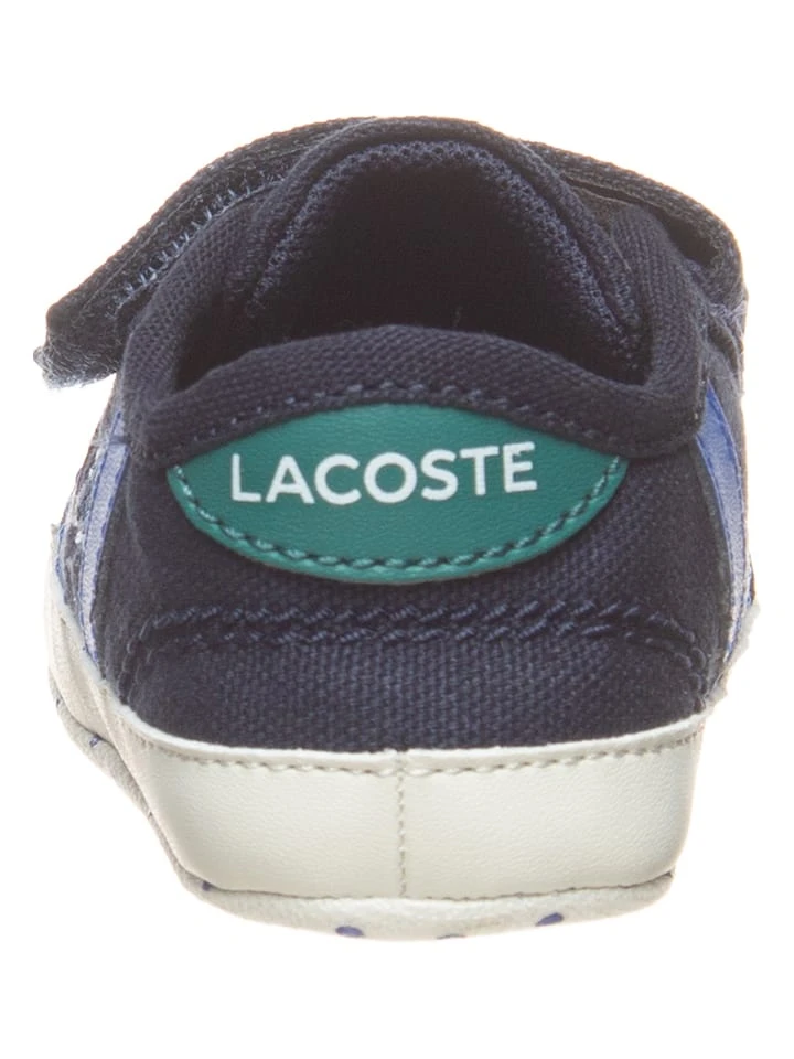 Lacoste Krabbelschuhe "Sideline Crib 120" In Dunkelblau 5 Lacoste Krabbelschuhe "Sideline Crib 120" In Dunkelblau – Bild 3
